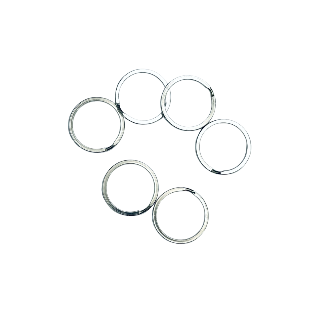 Split Rings Polished 1.25 inch - Around the Bobbin