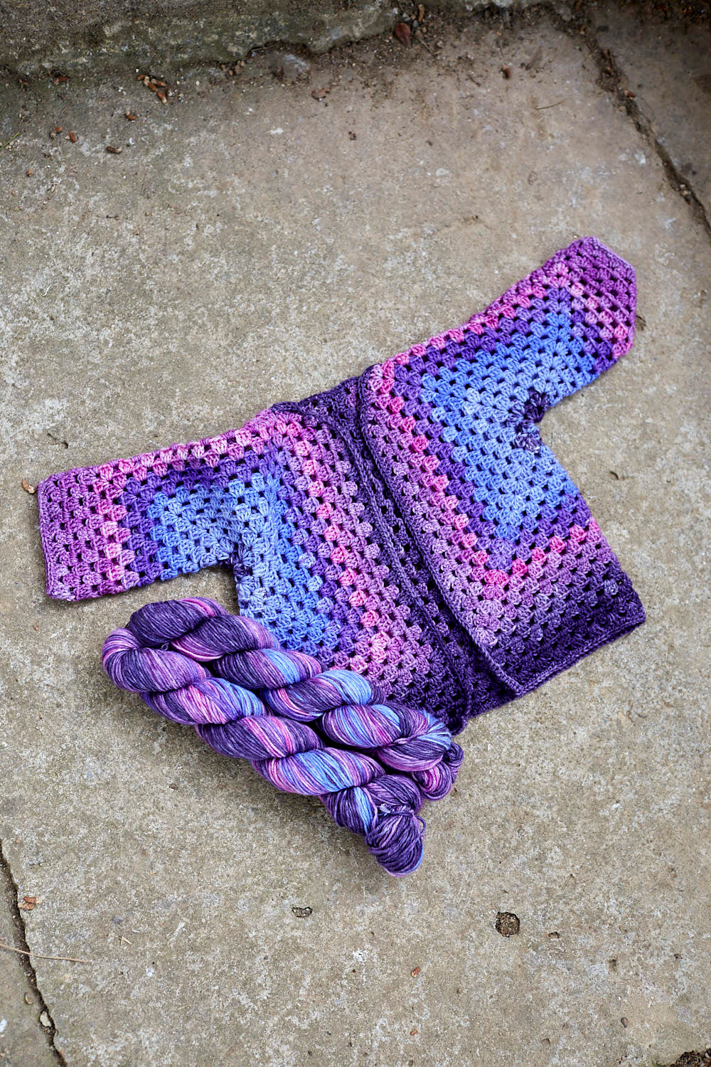 Squared Up Baby Sweater Crochet Class