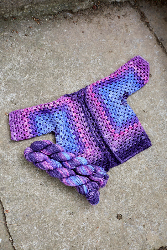 Squared Up Baby Sweater Crochet Class