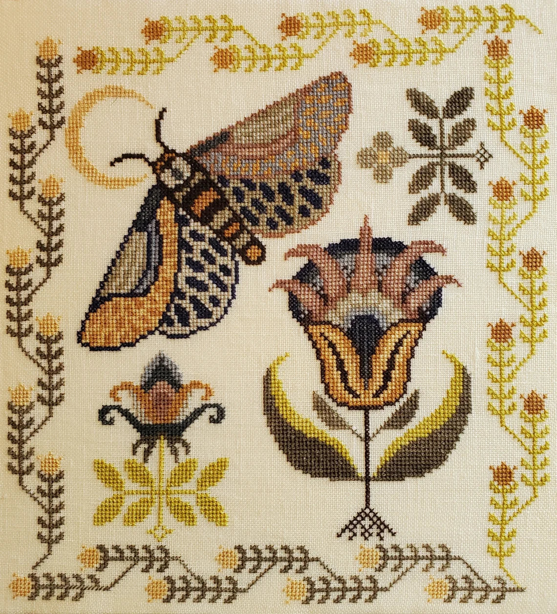 Weeds and Wildflowers cross stitch pattern by The Artsy Housewife