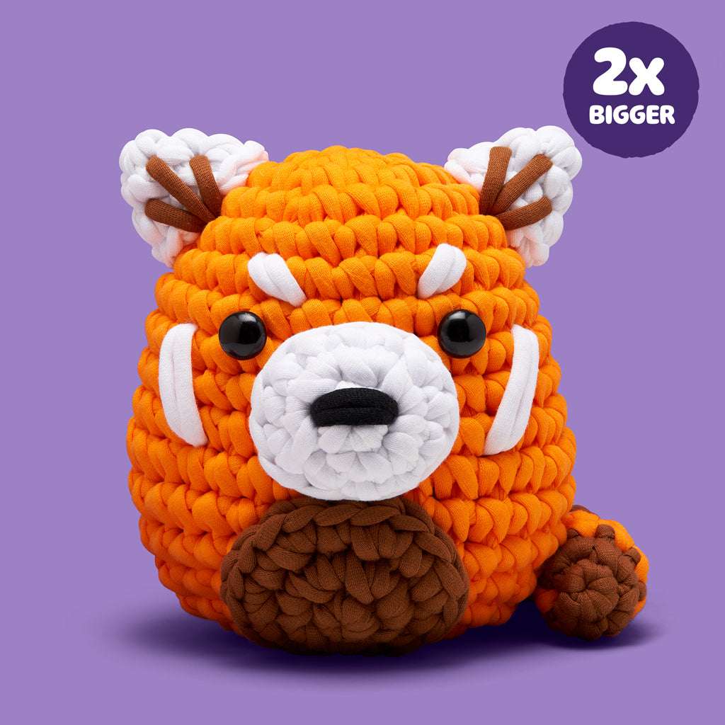 Soli the Red Panda Extra Squeezy Crochet Kit - The Woobles