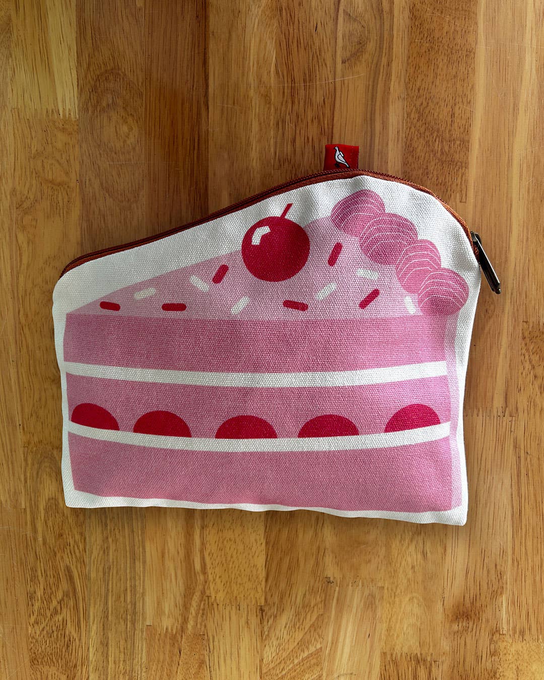 Cake Canvas Zipper Pouch/Pencil Case