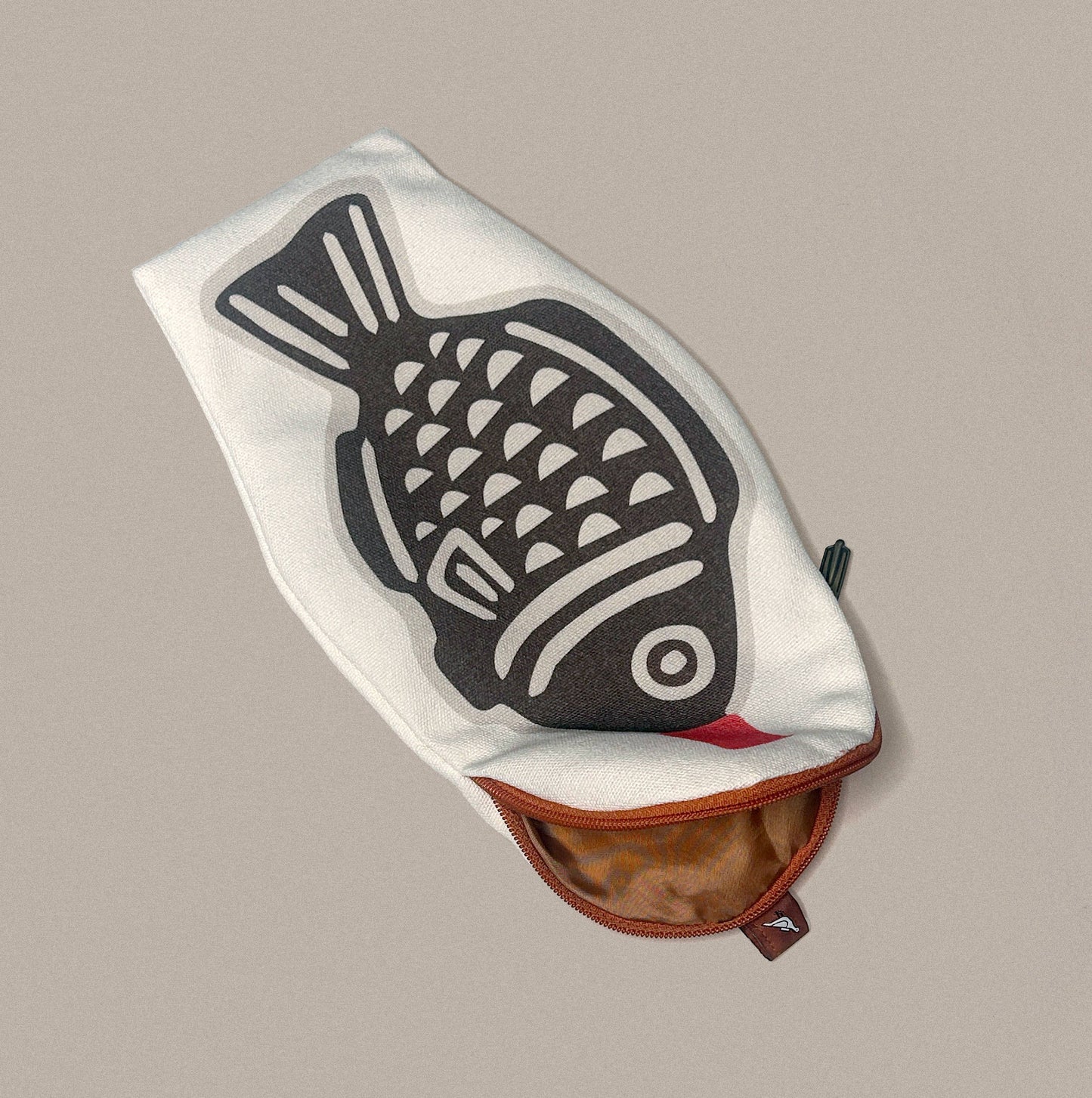 Soy Fish Canvas Zipper Pouch/Pencil Case