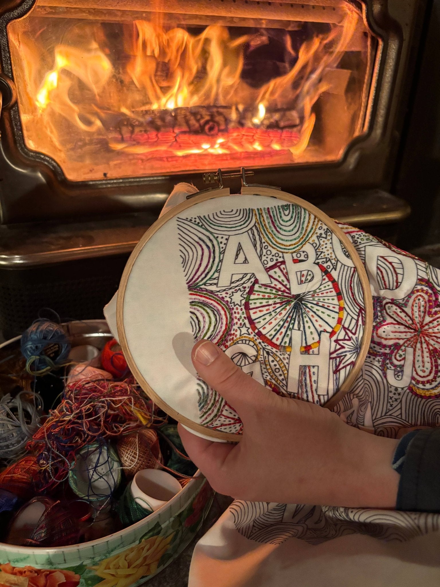 ABC Max Hand Embroidery Sampler - homesewn