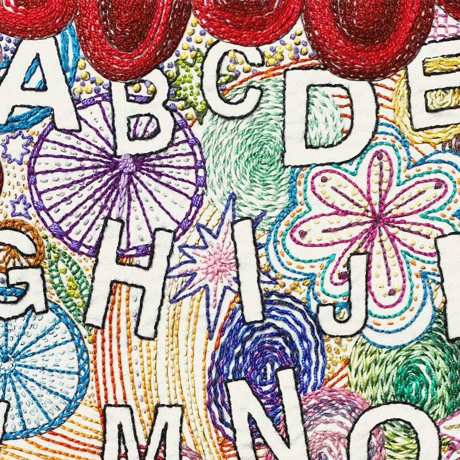 ABC Max Hand Embroidery Sampler - homesewn