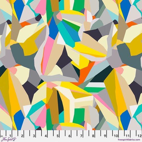 Abstract Prism - Sorbet - Vibrant Botanica - homesewn