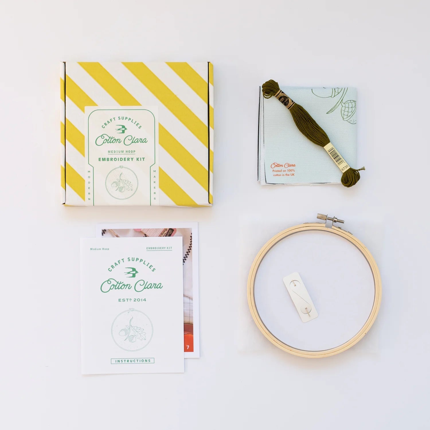 Acorn Embroidery Hoop Kit - homesewn