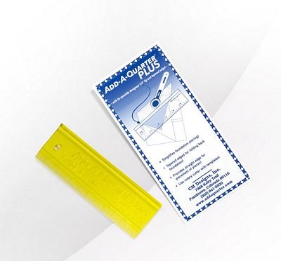 Add A - Quarter Ruler Plus 6" Ruler - homesewn