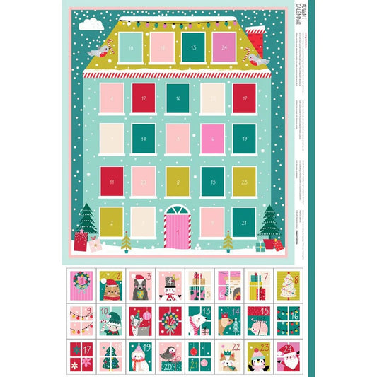 Advent House - Advent Calendar Panel - homesewn