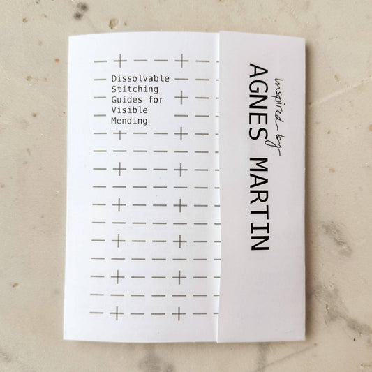 Agnes Martin Mending + Embellishment Transfer - homesewn