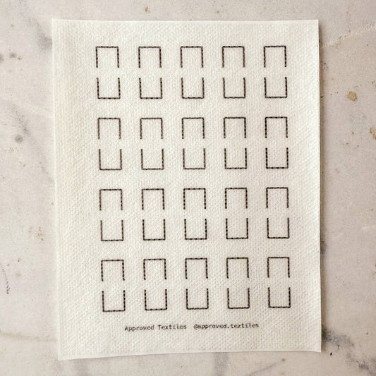Agnes Martin Mending + Embellishment Transfer - homesewn