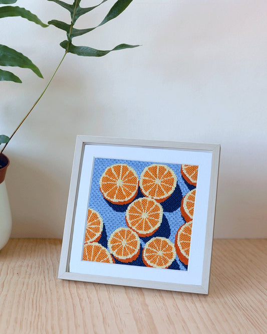 Agrumes Needlepoint Kit | DIY Embroidery - homesewn