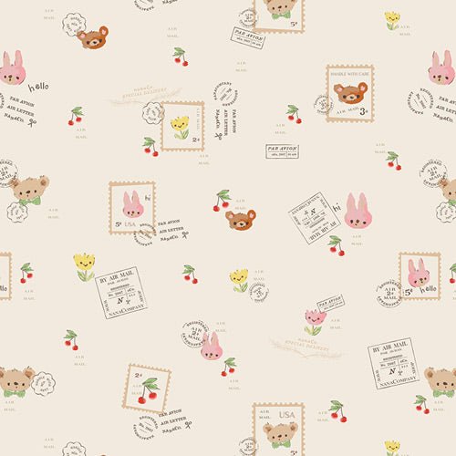 Air Mail - QUILTING COTTON/POPLIN - homesewn