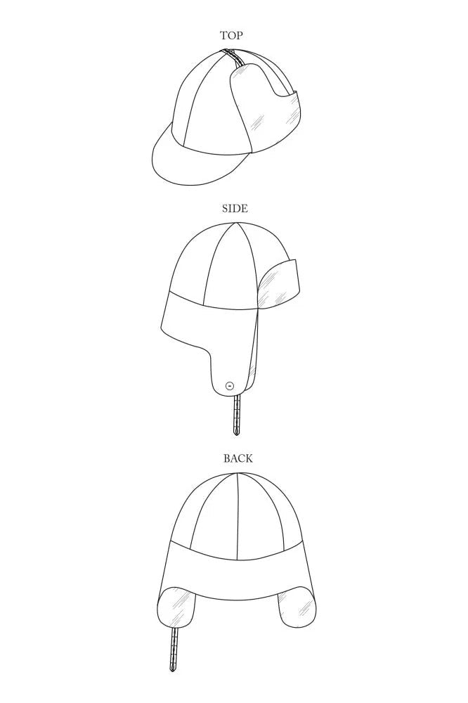 ALBERTA Hat *less than 1m - PDF PATTERN - homesewn