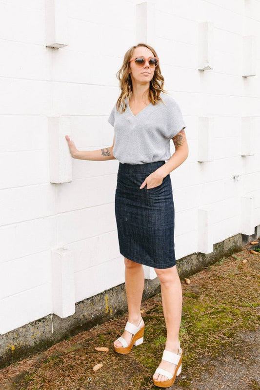 Alberta Street Pencil Skirt - homesewn