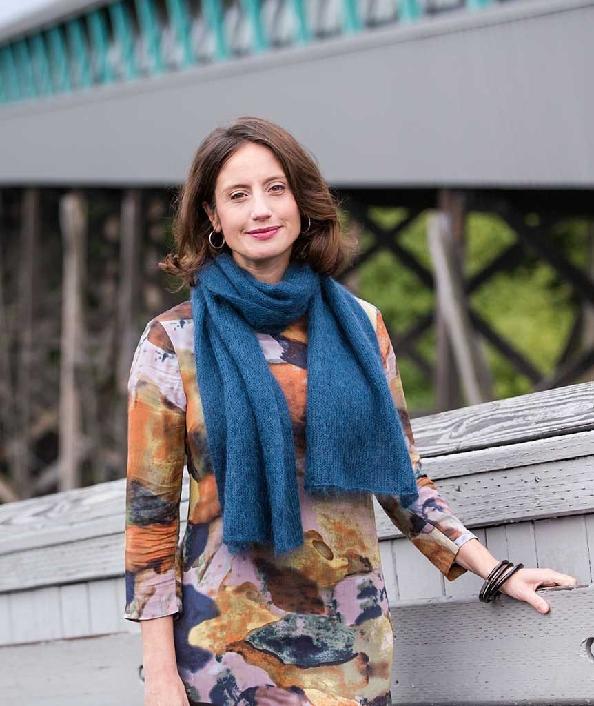 Alexandra's Airplane Scarf Printed Knitting Pattern - homesewn