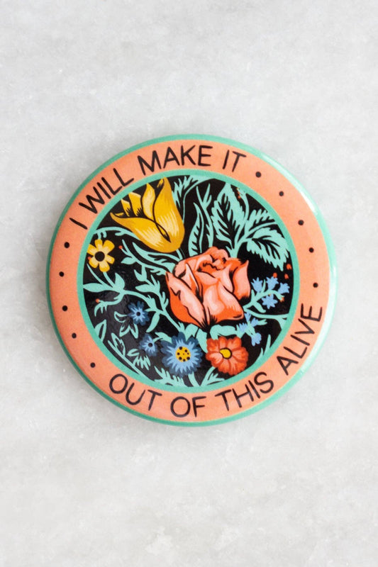 Alive Floral Magnet | Fridge Magnet - homesewn