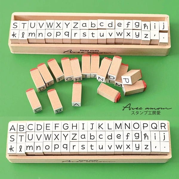 Alphabet Stamp Set - homesewn