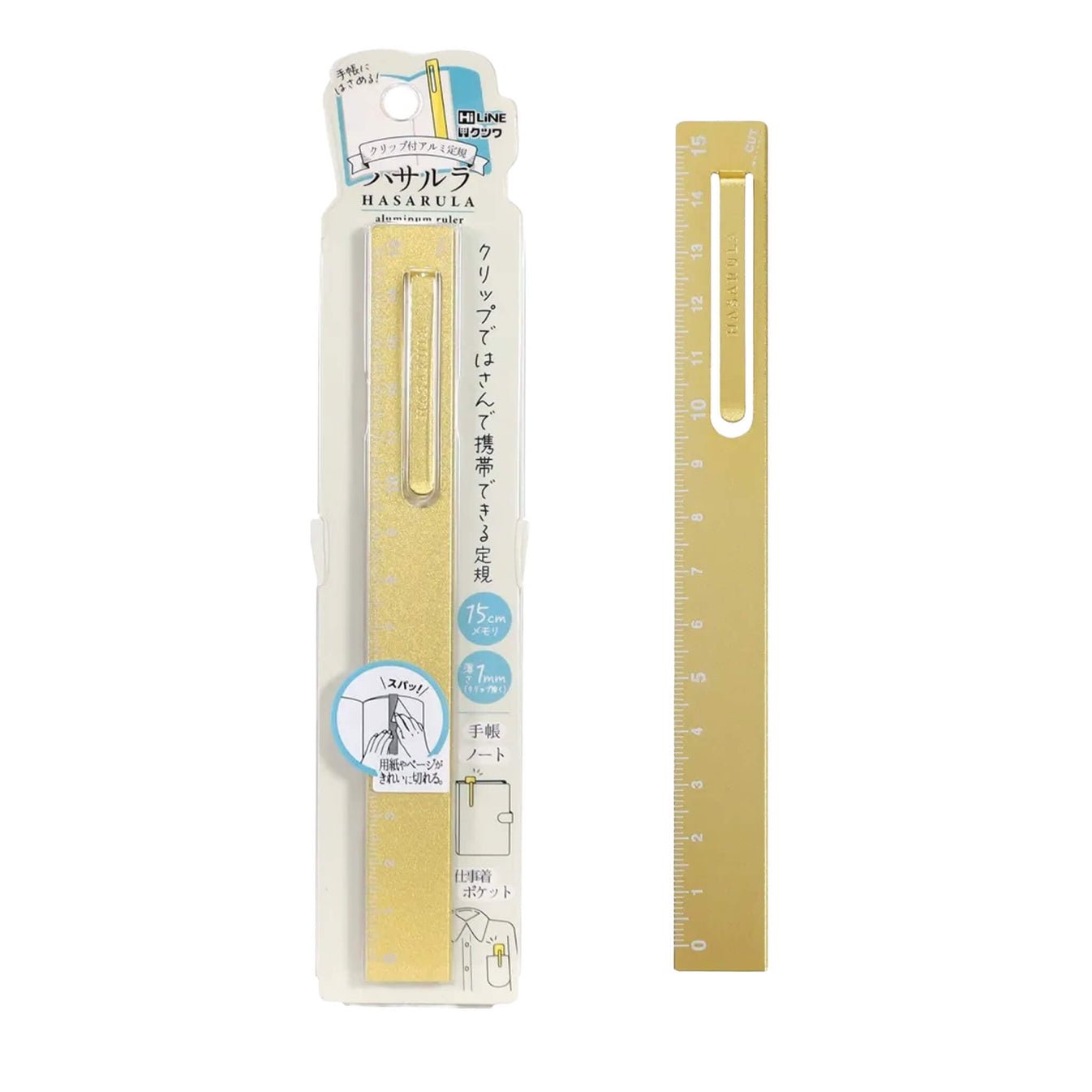 ALUMINUM CLIP ON RULER - homesewn