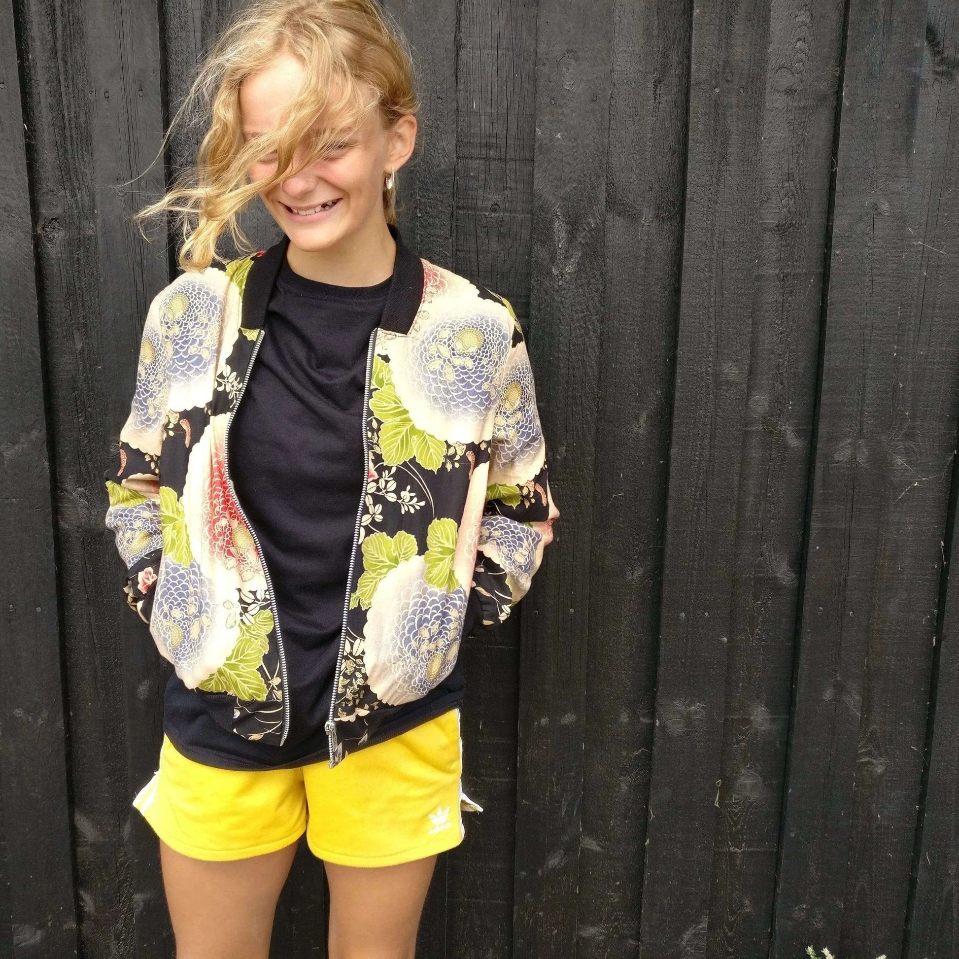 Amelia Bomber Jacket sewing pattern PDF DOWNLOAD - homesewn