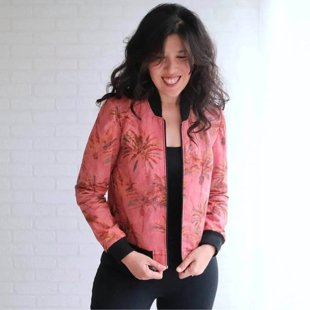 Amelia Bomber Jacket sewing pattern PDF DOWNLOAD - homesewn