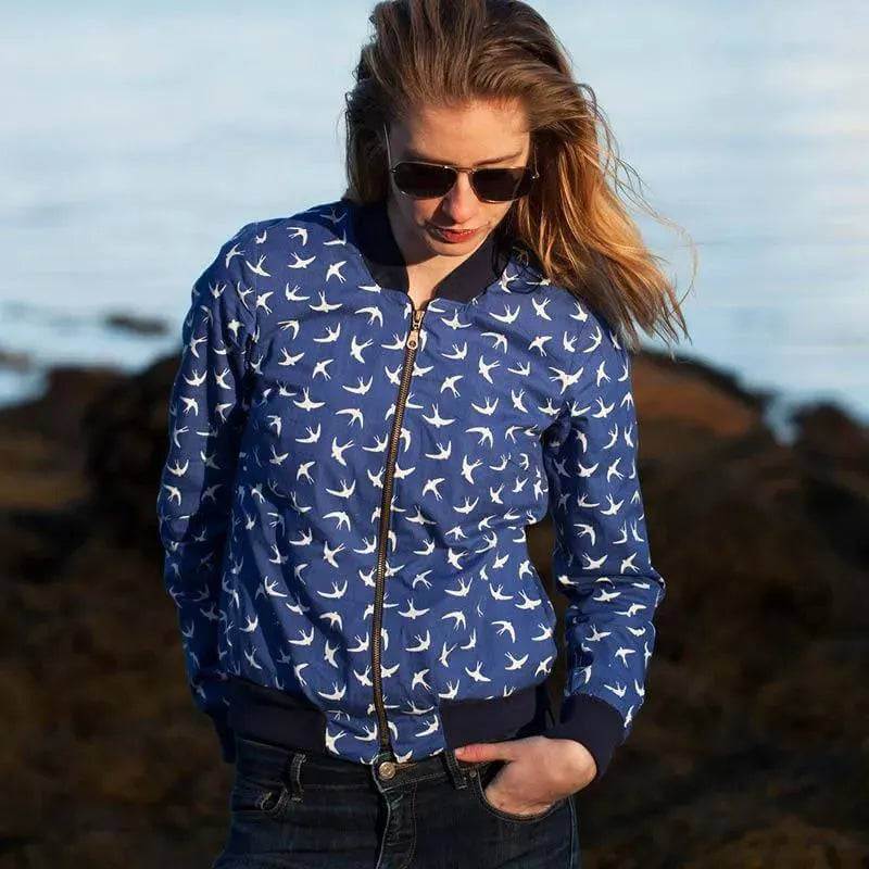 Amelia Bomber Jacket sewing pattern PDF DOWNLOAD - homesewn