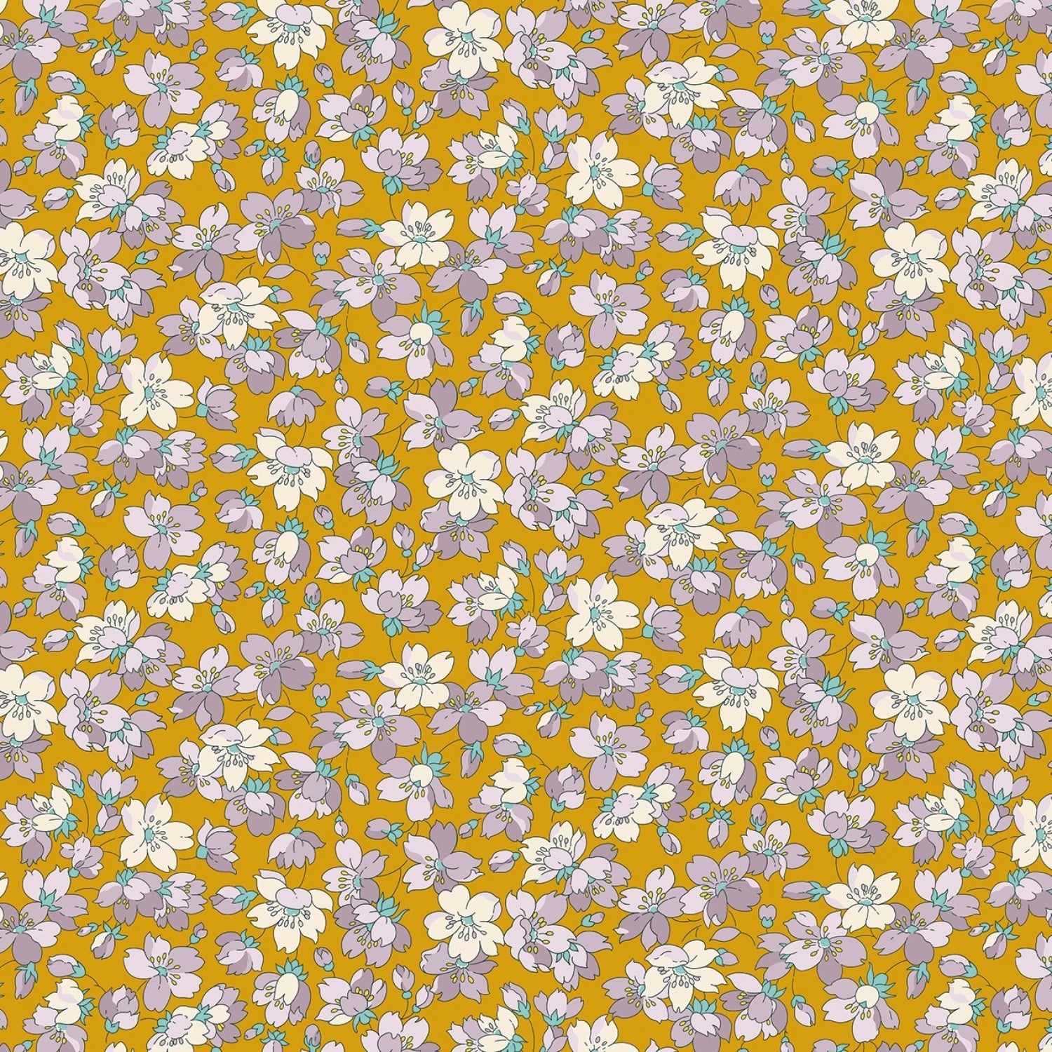 Anemone Charm A - Liberty Heirloom - Liberty Fabrics - homesewn