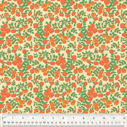 Apples - Peach - Forestburgh Heather Ross - homesewn