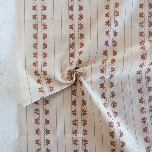 arriving 2/10 Deco Plaid 150 gsm - Umber - Golden Hour Wovens by Fableism - homesewn