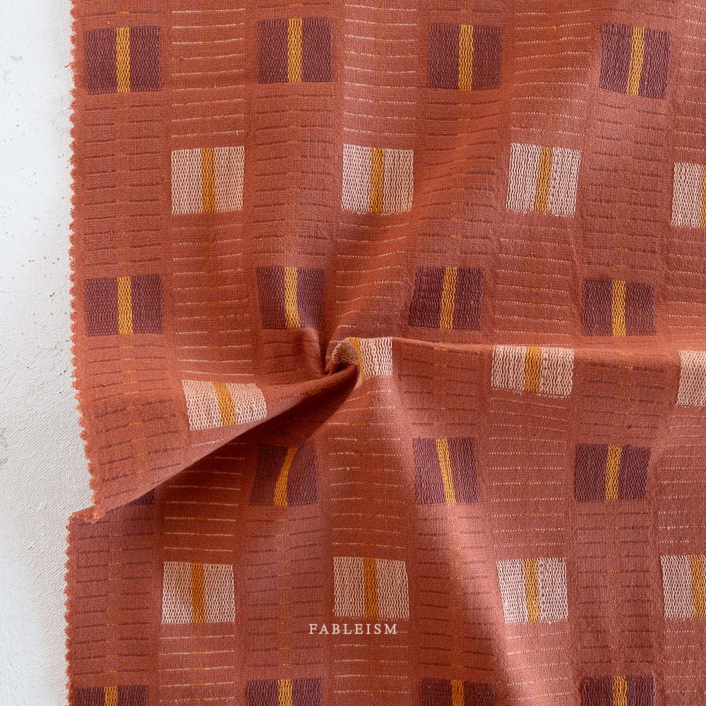 arriving 2/10 Large Monarch in Autumnal 170 gsm - Golden Hour Wovens by Fableism - homesewn