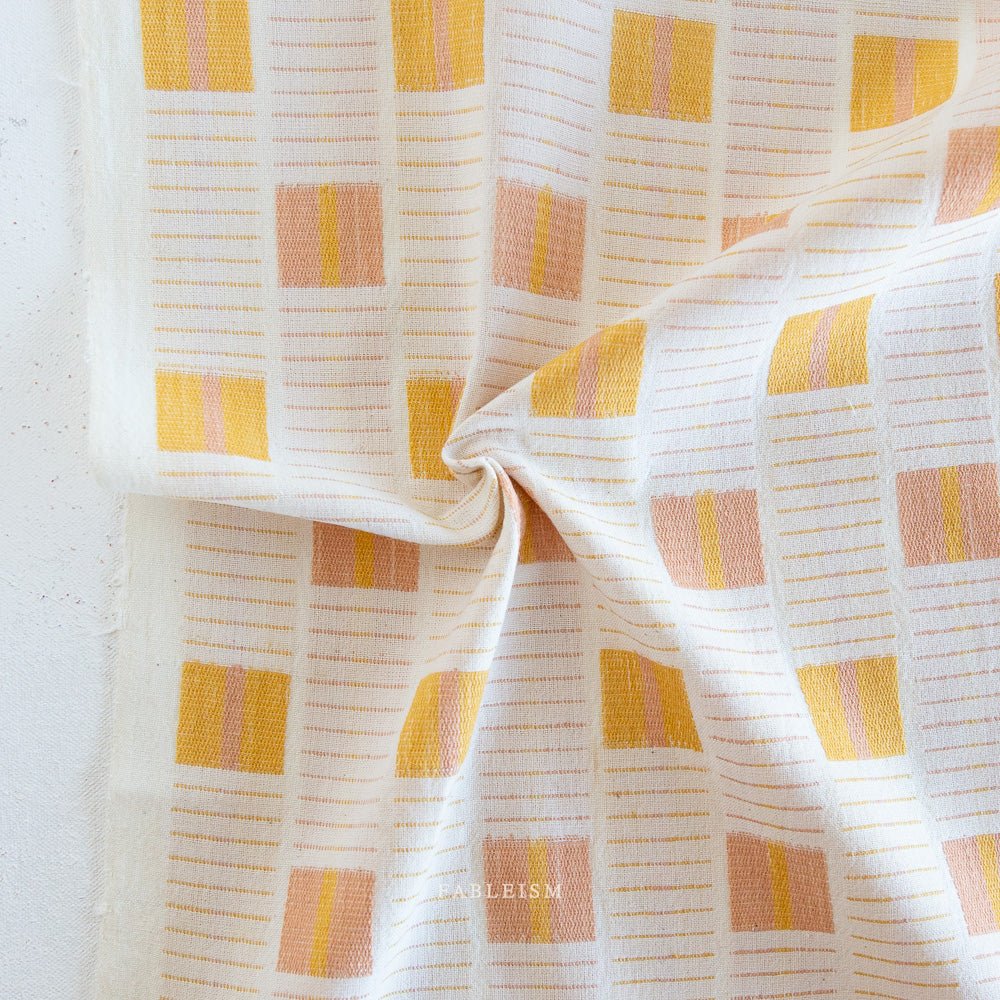 arriving 2/10 Large Monarch in Sunny 170 gsm - Golden Hour Wovens by Fableism - homesewn