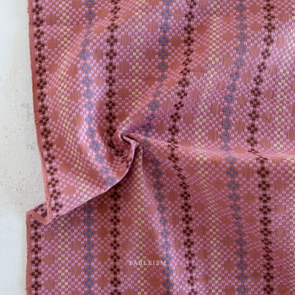 arriving 2/10 Mosaic in Sunkissed 210 gsm - Golden Hour Wovens by Fableism - homesewn