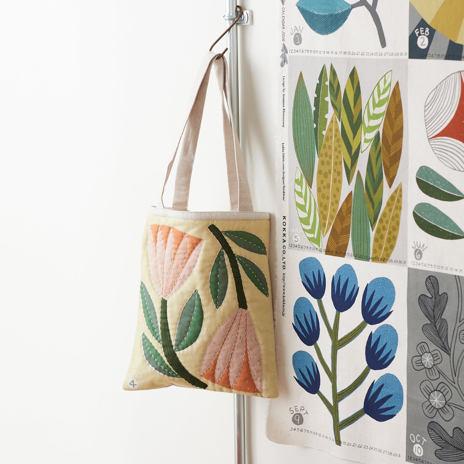 Arriving Late November: Bookhou Calendar 39x42" PANEL - homesewn
