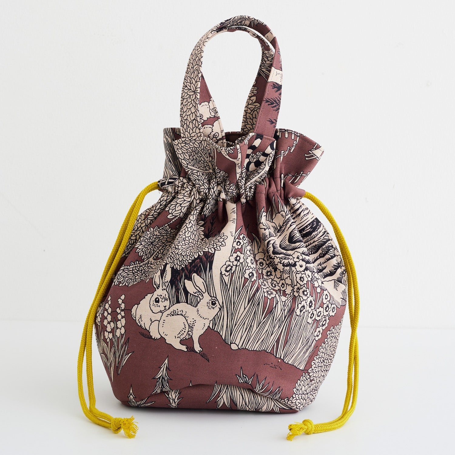 Arriving Late November: Marble SUD/Kokka Forest Toile - Chocolate - COTTON/LINEN Sheeting Fabric (Copy) - homesewn