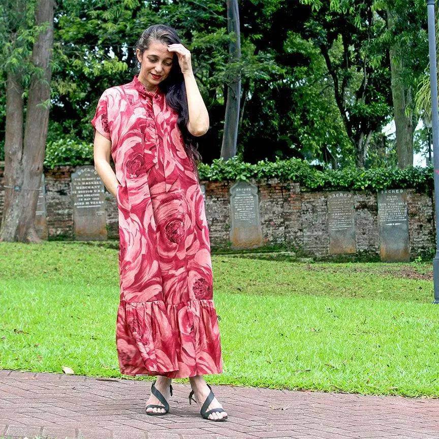 Aurora Dress Sewing Pattern PDF DOWNLOAD - homesewn