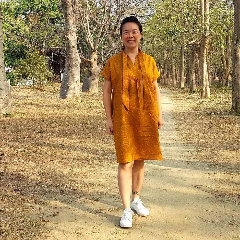 Aurora Dress Sewing Pattern PDF DOWNLOAD - homesewn