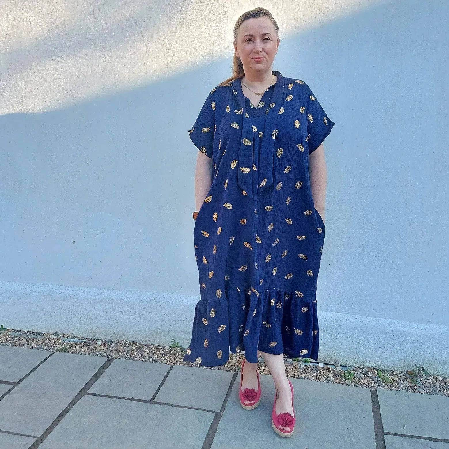 Aurora Dress Sewing Pattern PDF DOWNLOAD - homesewn