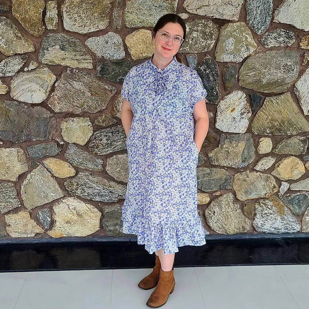 Aurora Dress Sewing Pattern PDF DOWNLOAD - homesewn