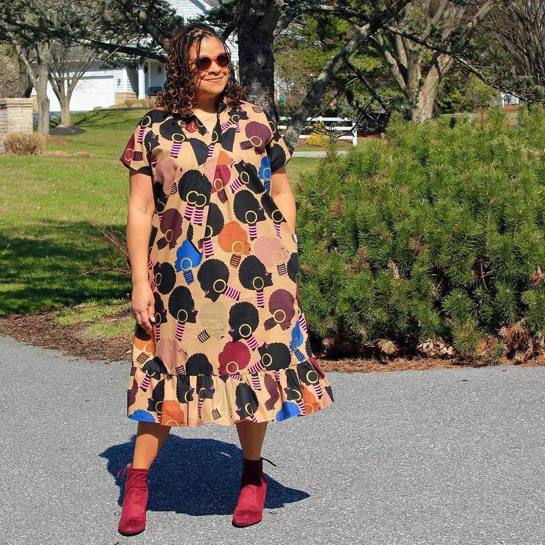 Aurora Dress Sewing Pattern PDF DOWNLOAD - homesewn