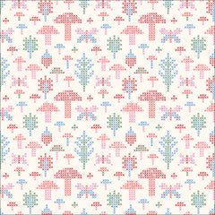 Autumn Cross Stitch - ORGANIC - AUTUMN WALK - homesewn