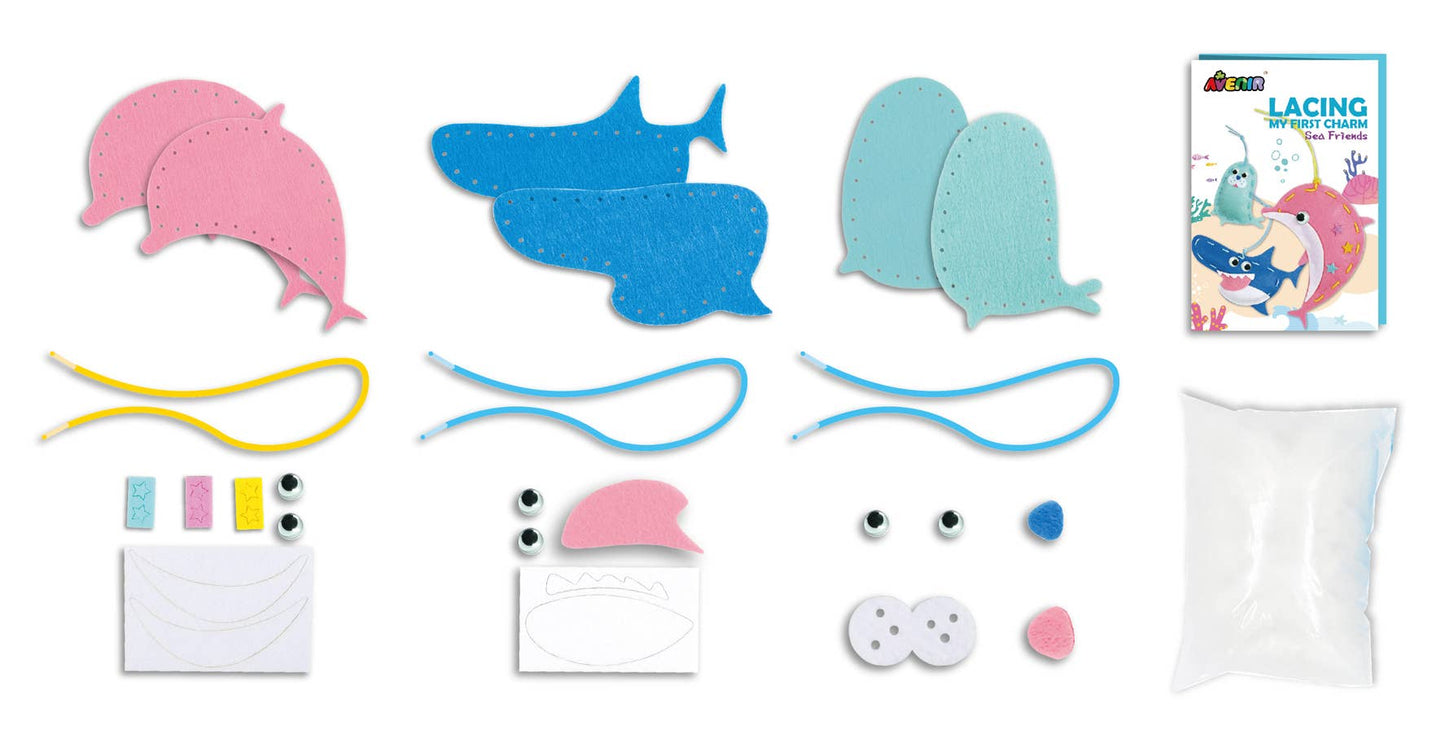 Avenir - My First Lacing Kit SEA FRIENDS - homesewn
