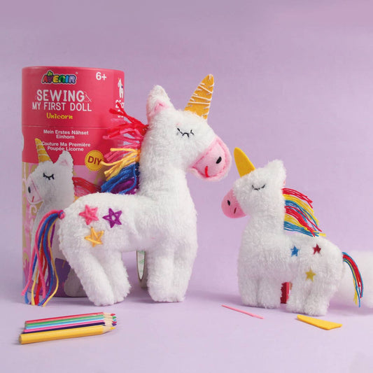 Avenir - My First Sewing Doll UNICORN - homesewn