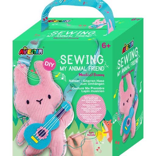 Avenir - Sewing My Animal Friend MUSICAL BUNNY - homesewn