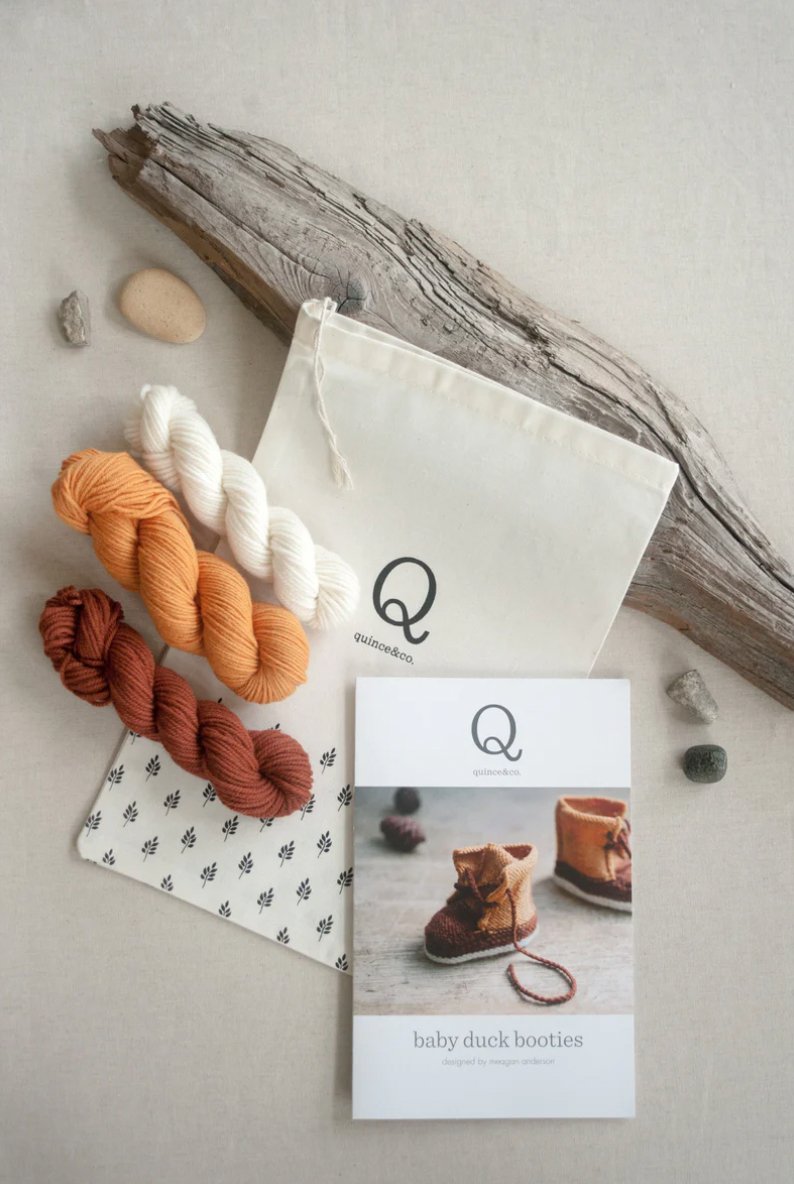 Baby Duck Booties Kit Original - homesewn