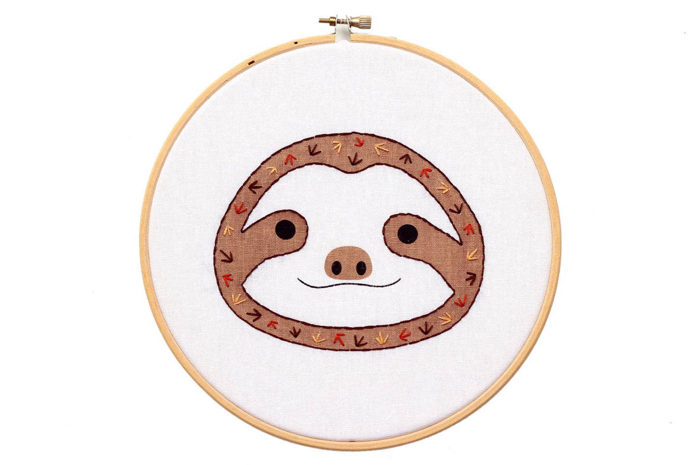 Baby Sloth - Hoop Art Kit - homesewn