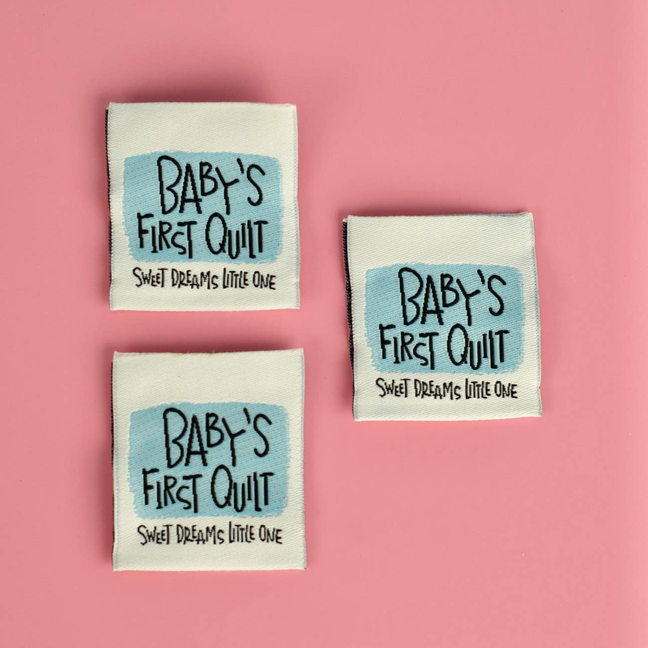 Baby’s First Quilt - Sew in Labels - Blue - homesewn