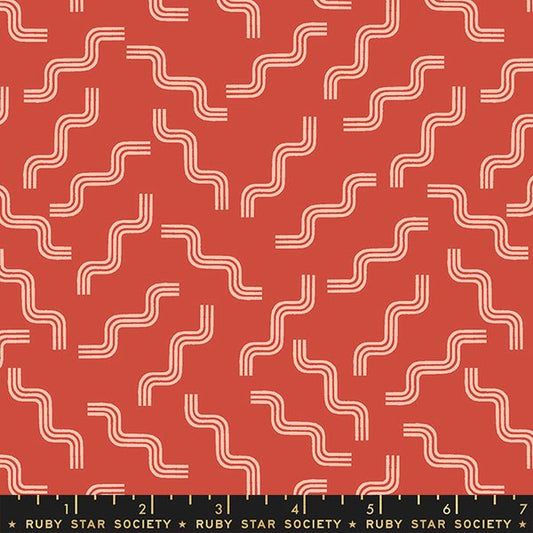 Bacon or Pasta - Cayenne - Linear - homesewn