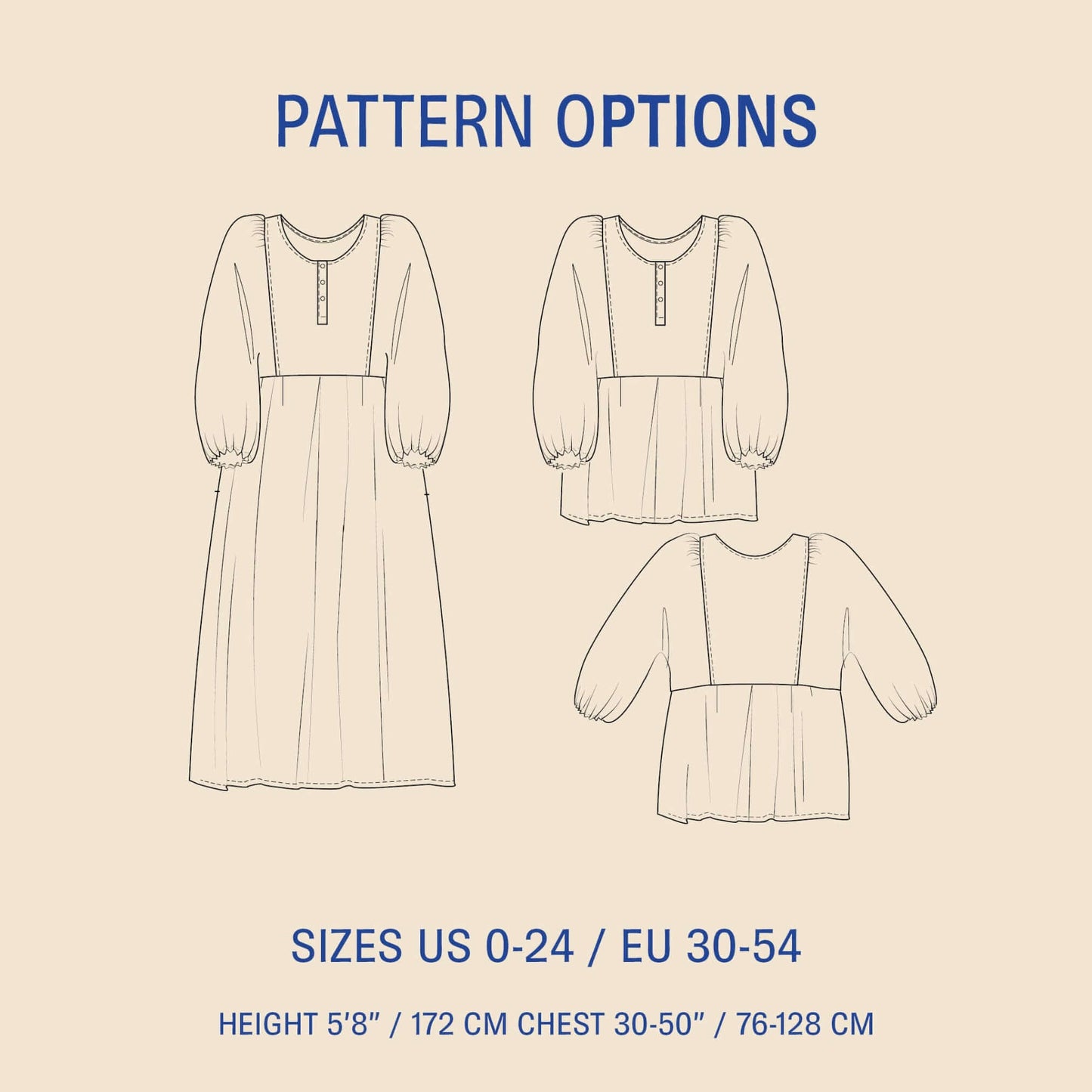 Balka Dress Sewing Pattern PDF DOWNLOAD - homesewn