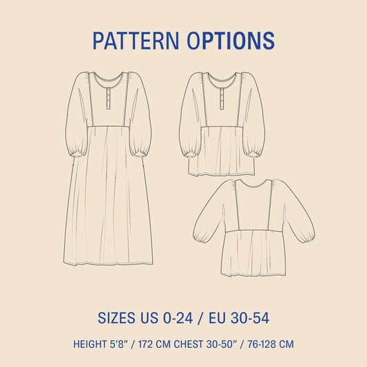 Balka Dress Sewing Pattern PDF DOWNLOAD - homesewn