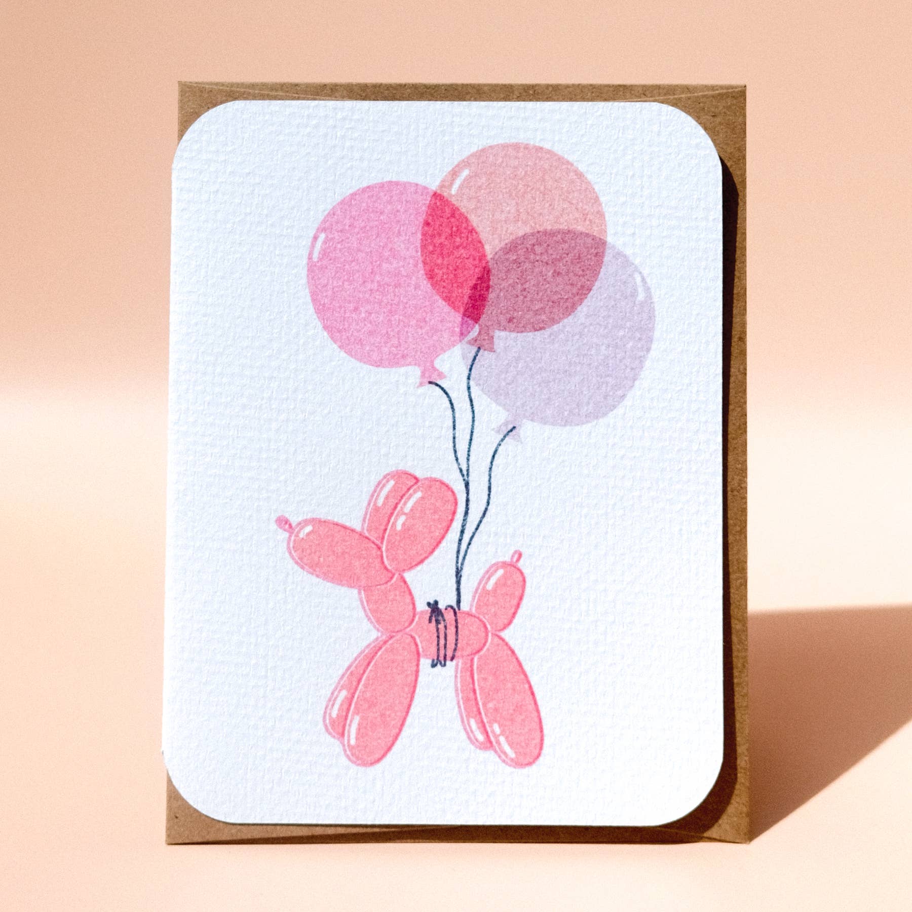 Balloon Dog Card  - homesewn